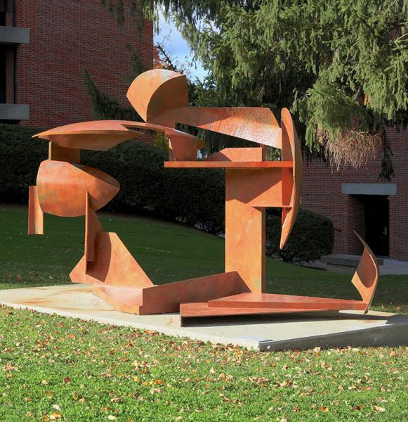 Isaac Witkin (American, 1936-2006), Succoth, 1975. Steel, 10 x 9 x 19 ft. Gift of Jacques and Donatella Lennon. (91.2.1)
