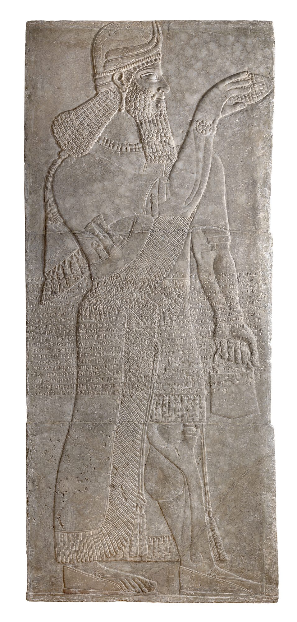 Guardian Spirit from the Northwest Palace of Ashurnasirpal II, ca. 880 BC. Gypsum. Winged Guardian Spirit from the Northwest Palace of Ashurnasirpal II, ca. 880 BC, Gypsum. Gift of Sir Austen Henry Layard through Dwight W. Marsh, Class of 1842, 1851.1