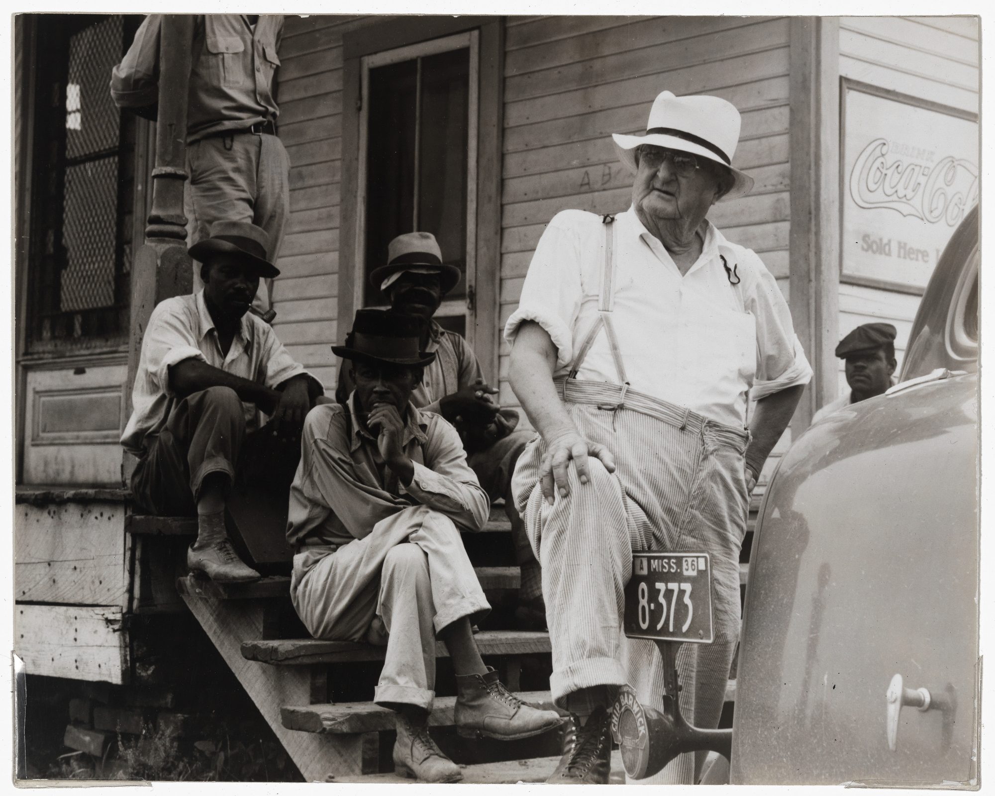 Dorothea Lange (American, 1895–1965) Plantation owner, Mississippi Delta, near Clarksdale, Miss., June 1936. Gelatin silver print, 7 1/2 x 9 3/8 in. Museum purchase, Karl E. Weston Memorial Fund, 77.43.12 Dorothea Lange (American, 1895–1965) Plantation owner, Mississippi Delta, near Clarksdale, Miss., June 1936. Gelatin silver print, 7 1/2 x 9 3/8 in. Museum purchase, Karl E. Weston Memorial Fund, 77.43.12