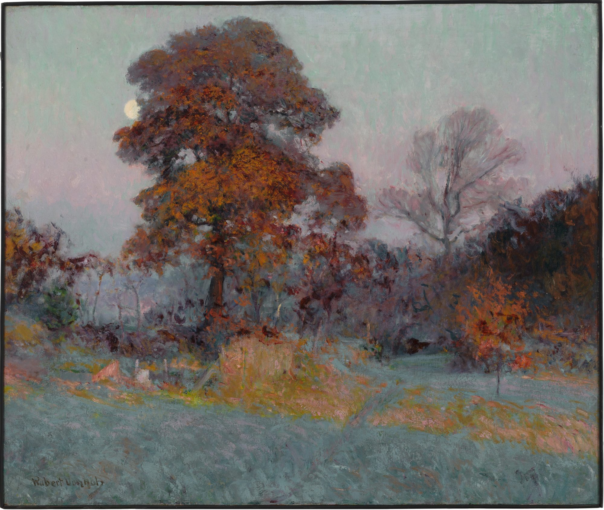 Robert Vonnoh (American, 1858–1933) Frosty Morning, c. 1904. Oil on canvas, 34 x 40 in. Gift of Danielle and Michael Barger in memory of Gisele and Harold Jaffe, M.2014.18 Robert Vonnoh (American, 1858–1933) Frosty Morning, c. 1904. Oil on canvas, 34 x 40 in. Gift of Danielle and Michael Barger in memory of Gisele and Harold Jaffe, M.2014.18