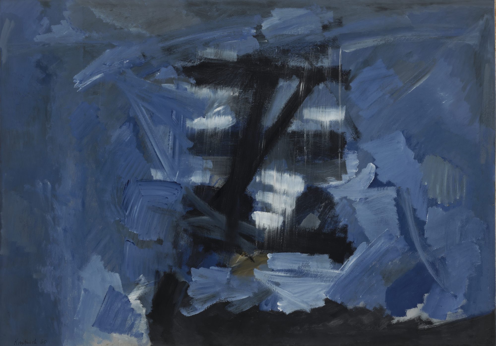 William Austin Kienbusch (American, 1914–1980) Sea Light, Casein on paper, 1960. Gift of Barry Benepe, Class of 1950, 61.18