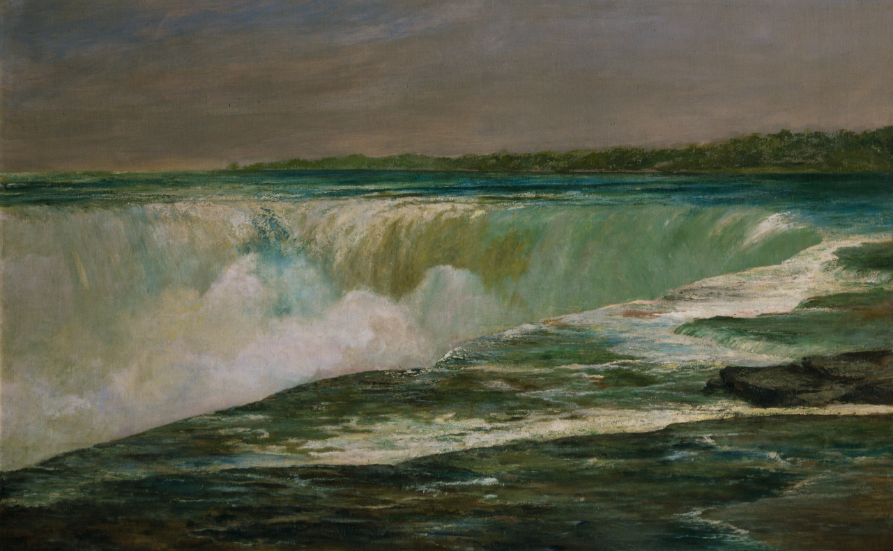 William Morris Hunt (American, 1824–1879) Niagara Falls, 1878. Oil on canvas. Gift of the estate of J. Malcolm Forbes, 61.7