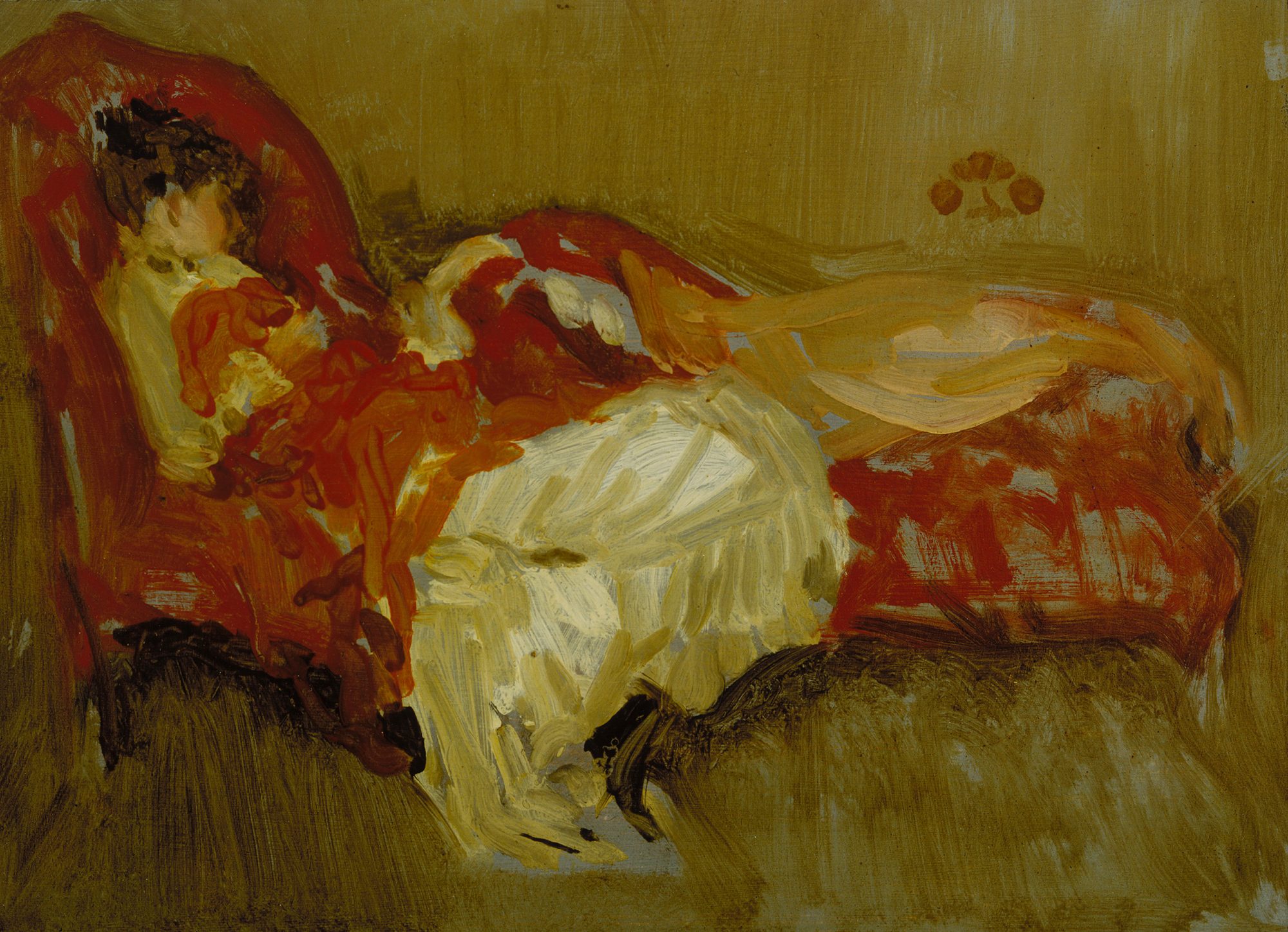 James Abbott McNeill Whistler, Note in Red: The Siesta, before 1884. Daniel J. Terra Collection. Terra Foundation for American Art, Chicago / Art Resource, NY. James Abbott McNeill Whistler, Note in Red: The Siesta, before 1884. Daniel J. Terra Collection. Terra Foundation for American Art, Chicago / Art Resource, NY.