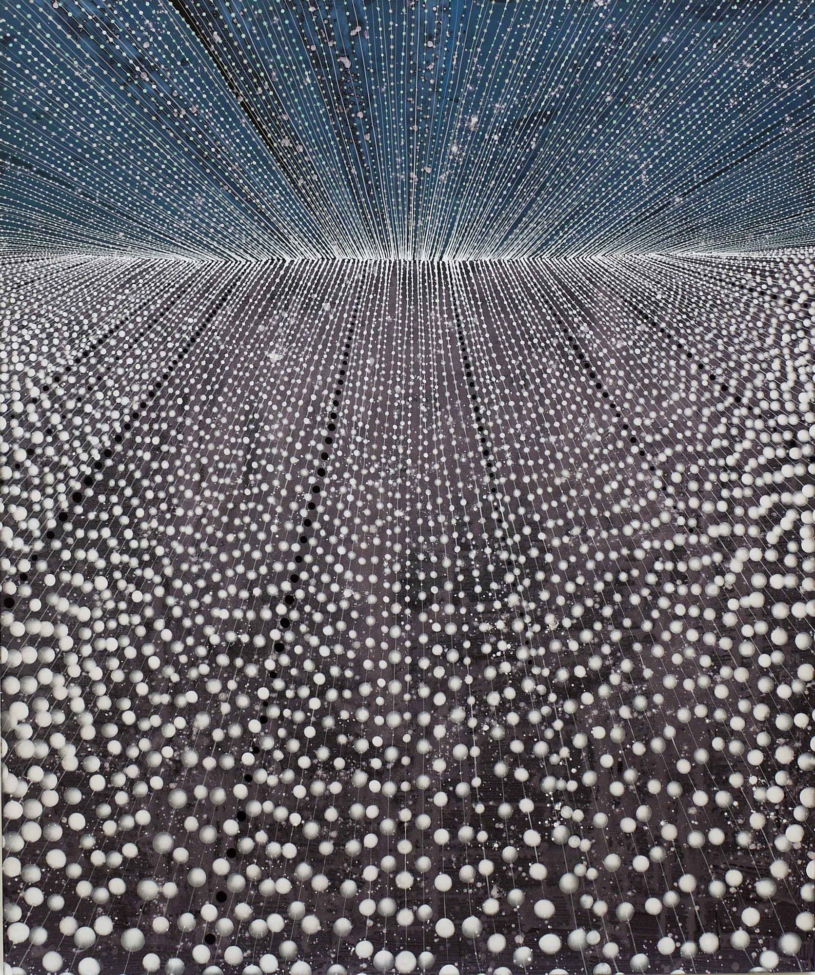 Barbara Takenaga (American, b. 1949) Nebraska Painting EL-1, 2010. Acrylic on linen, 54 x 45 in. Collection of Henry V. Heuser, Louisville, KY