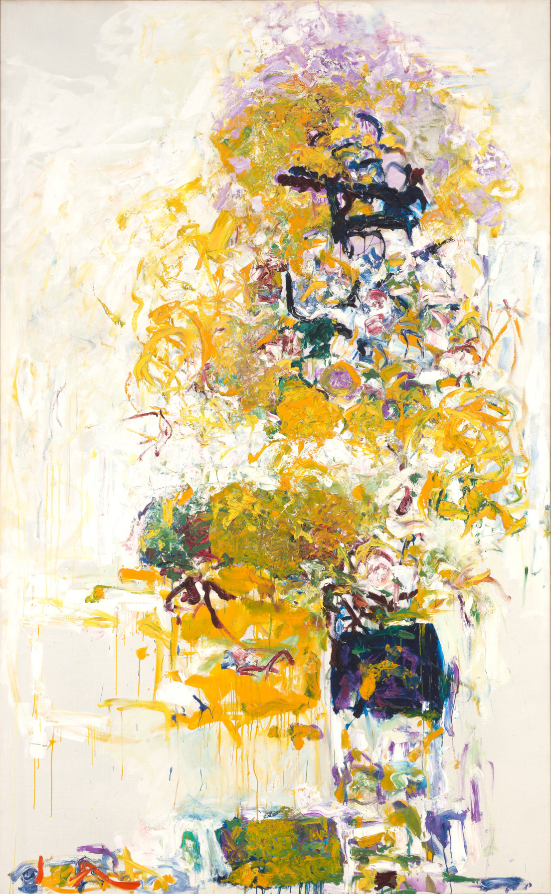 Joan Mitchell (American, 1925-1992) Sunflower VI 1969. Oil on canvas, 102 1/4 x 63 1/4 in. Anonymous gift, in tribute to Linda Shearer and her late husband Hartley Shearer, M.2012.19 Joan Mitchell (American, 1925-1992) Sunflower VI 1969. Oil on canvas, 102 1/4 x 63 1/4 in. Anonymous gift, in tribute to Linda Shearer and her late husband Hartley Shearer, M.2012.19