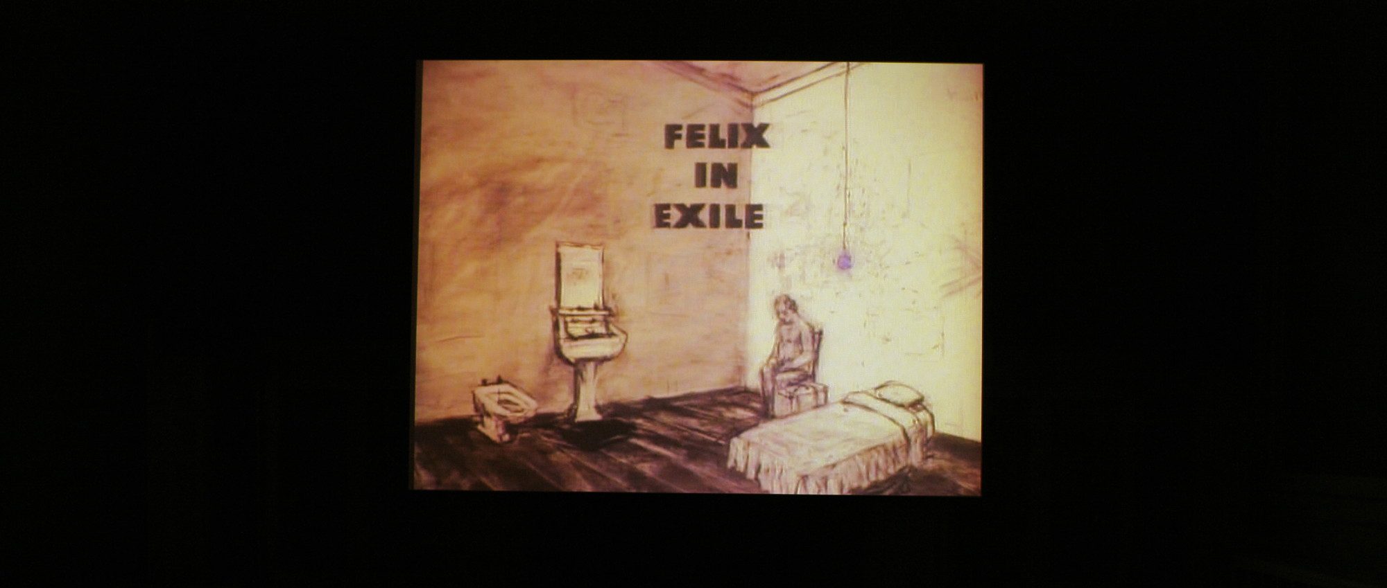 Felix in Exile, installation photo by Arthur Evans.