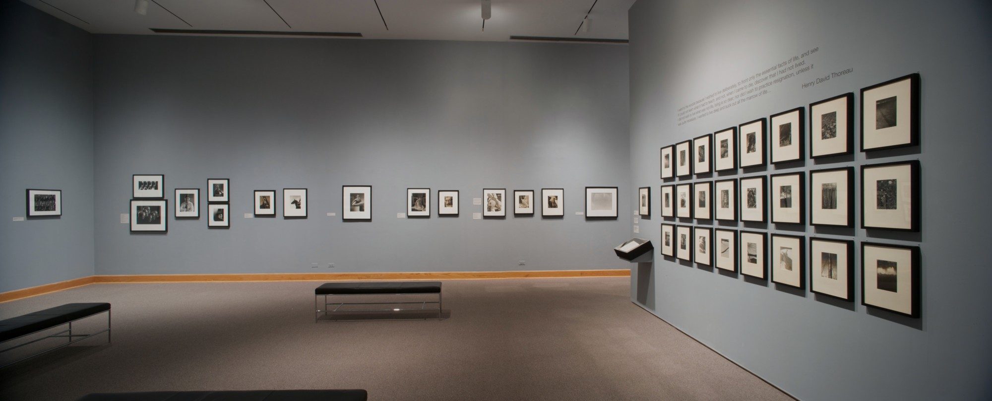 Edward Steichen: Episodes from a Life in Photography. Installation photo by Arthur Evans.