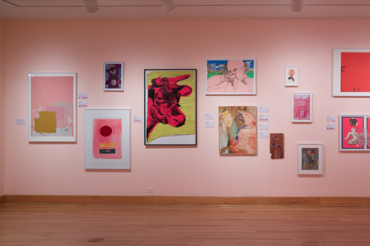 Pink Art installation view 2017, Photo by Arthur Evans