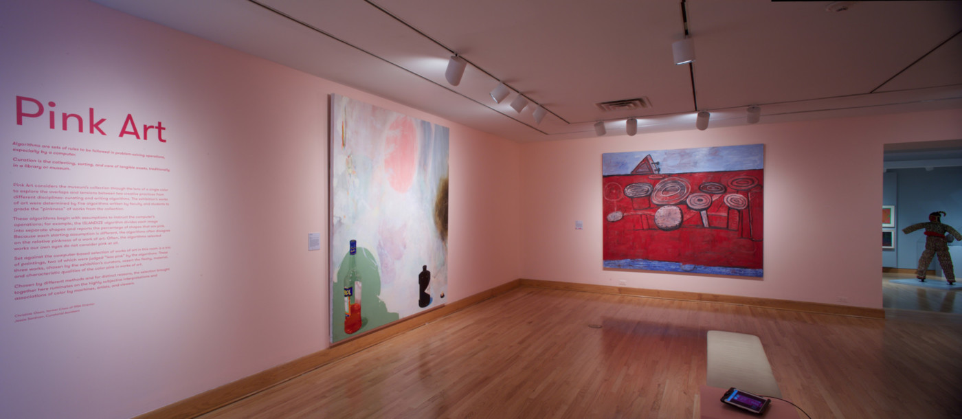 Pink Art installation view 2017, Photo by Arthur Evans