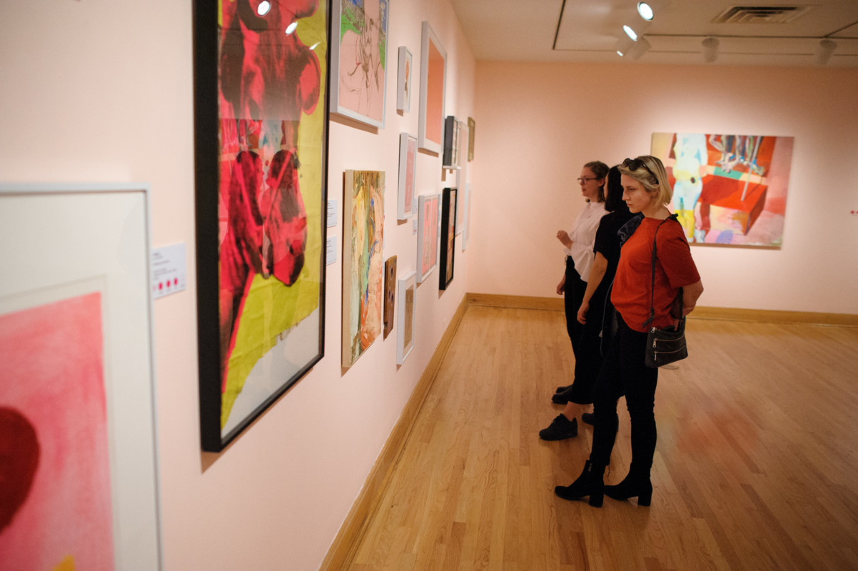Pink Art installation view 2017, Photo by Arthur Evans