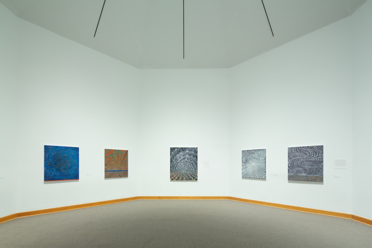 Barbara Takenaga Installation View 2017, Photo by Arthur Evans