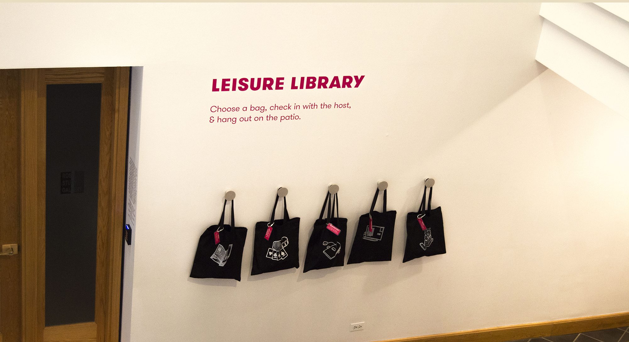 Leisure Library installation view