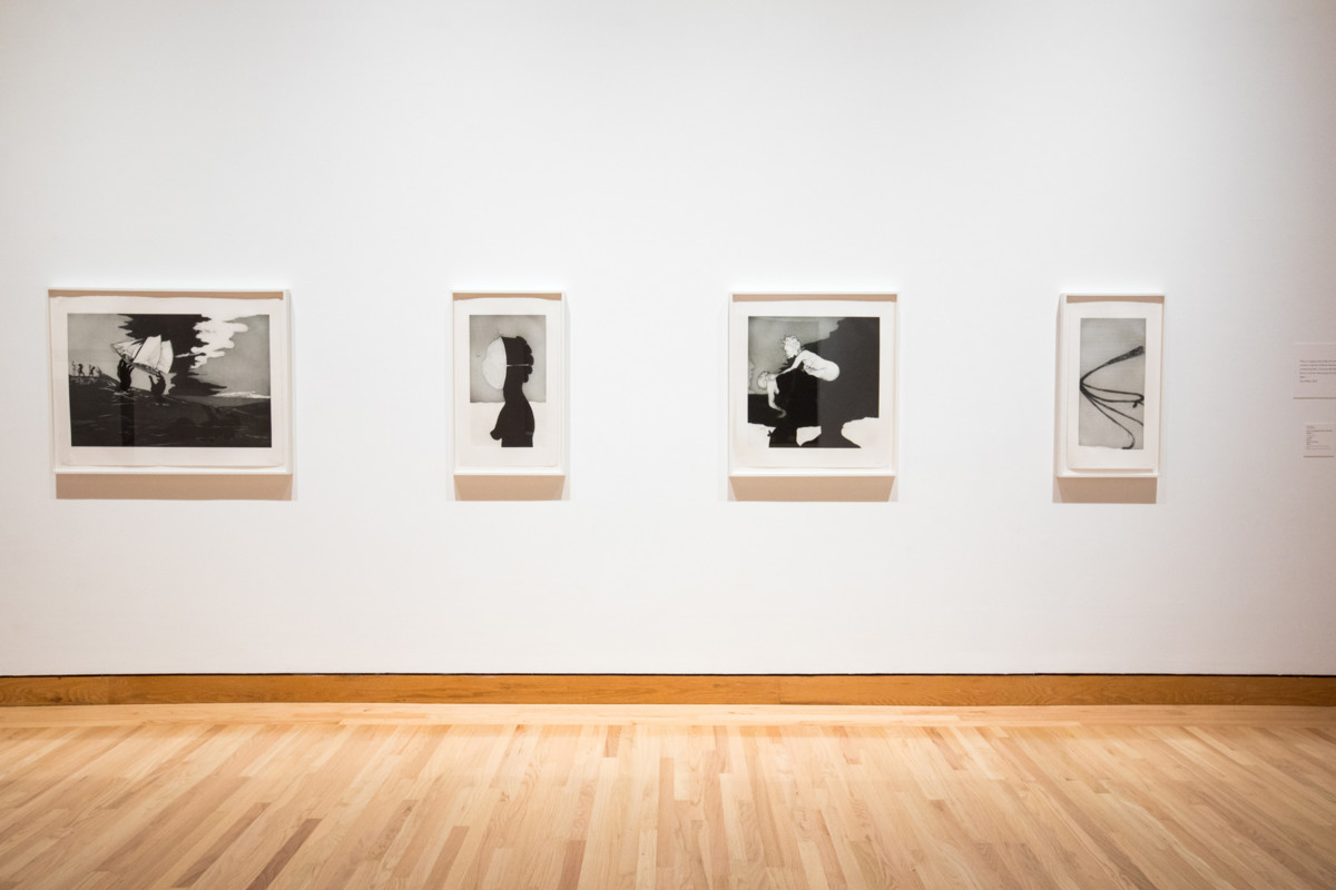Sam Gilliam - In Dialogue Race+Representation Installation view