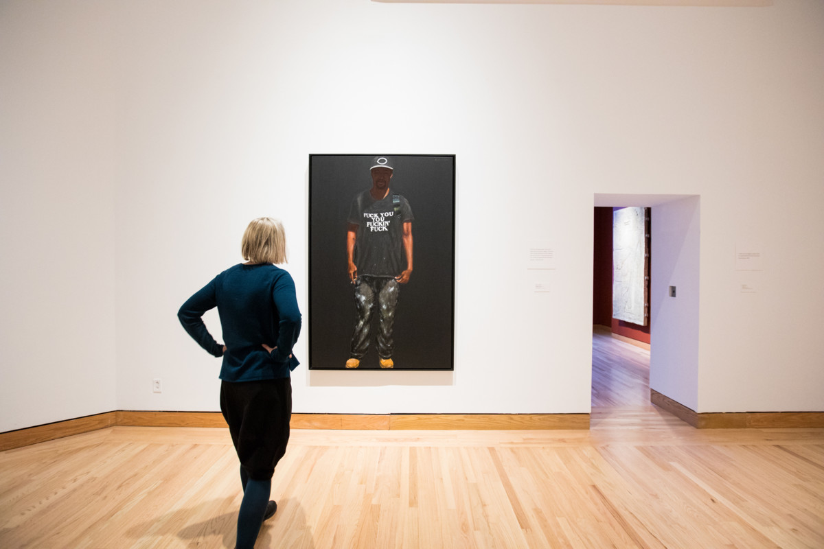 Sam Gilliam - In Dialogue Race+Representation Installation view