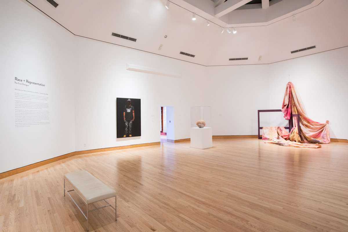 Sam Gilliam - In Dialogue Race+Representation Installation view