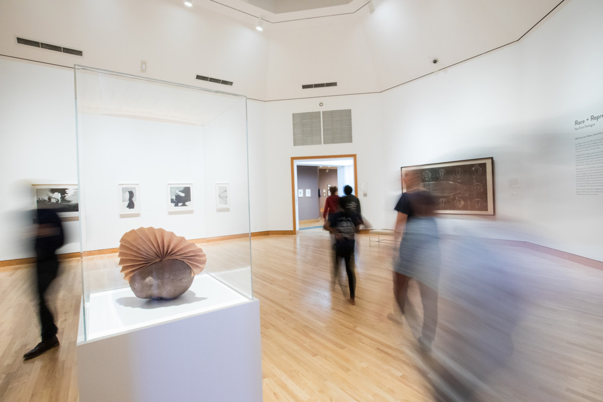 Sam Gilliam - In Dialogue Race+Representation Installation view