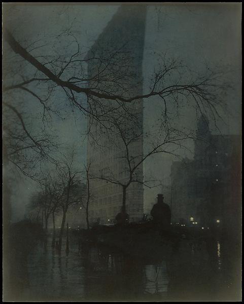 Steichen's 1904 image of the Flatiron Building 